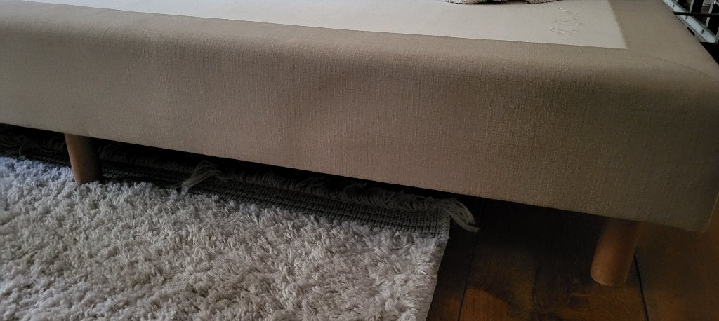 boxspring, Ophalen, Gebruikt, Beige, 140 cm