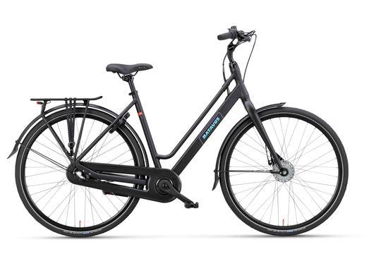 Batavus Fonk 7 zwart dames 53cm 28inch, 53 tot 56 cm, Nieuw, Batavus, Versnellingen