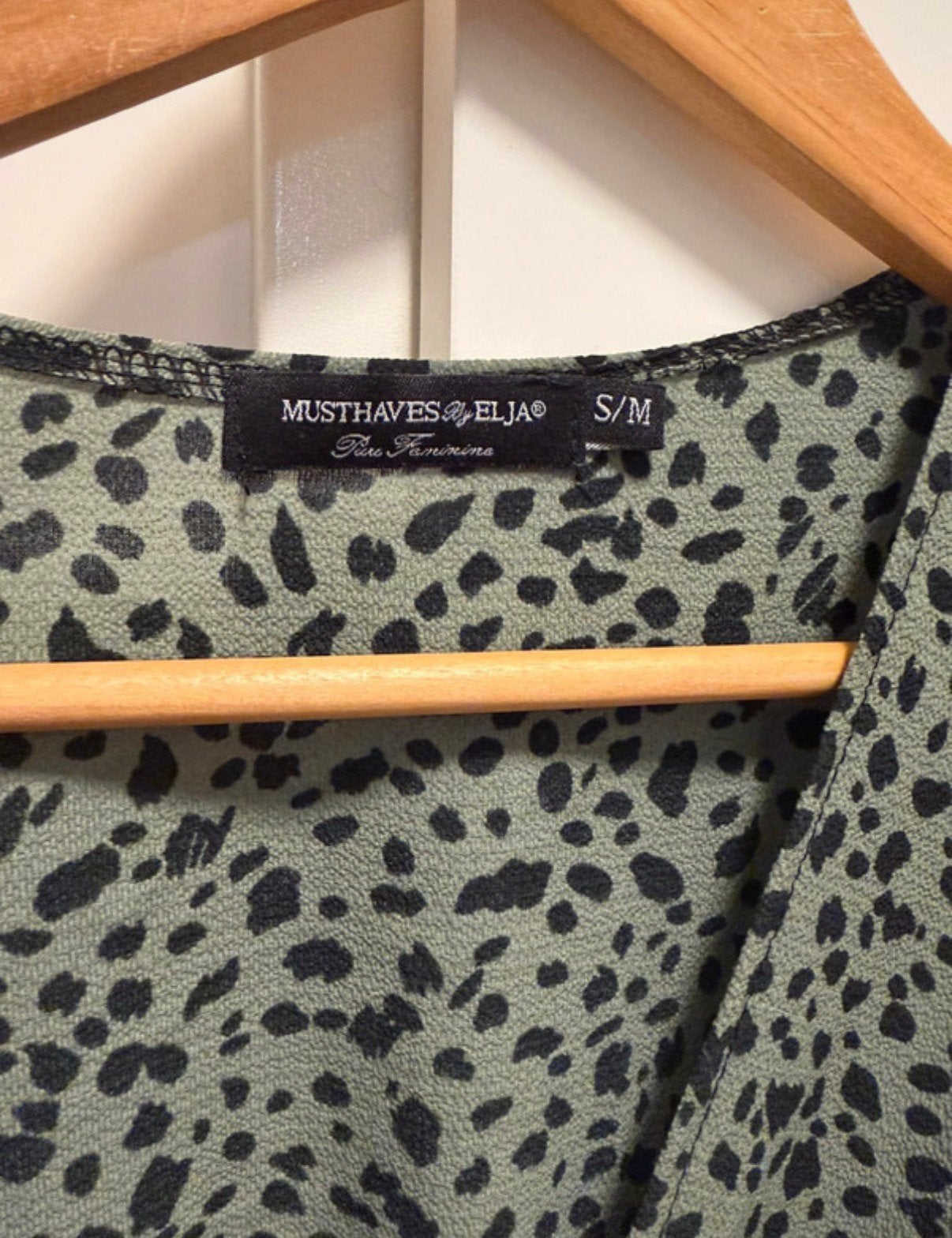 Musthaves by Elja Groene Jurk - Maat S/M (#LA3), Kleding | Dames, Ophalen of Verzenden, Zo goed als nieuw, Maat 36 (S), Groen