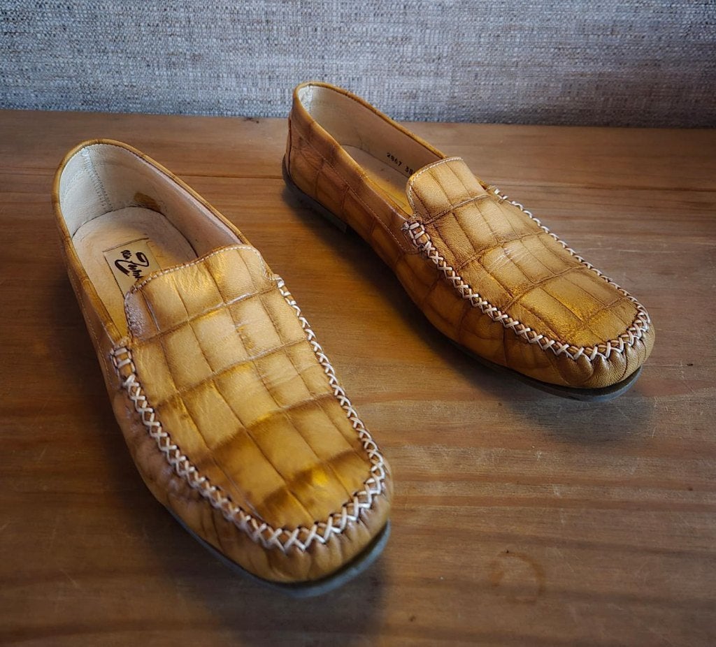 Pertini moccasins - Cognac - Maat 39 - Nieuw, Kleding | Dames, Schoenen, Pertini, Bruin, Nieuw, Ophalen of Verzenden