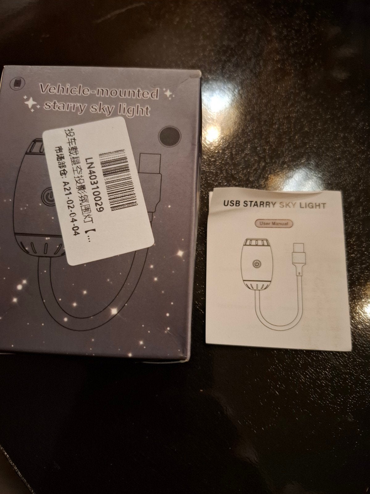 Nieuwe USB Sterrenhemel Projector - Sfeerverlichting Auto, Verzenden, Nieuw, Licht