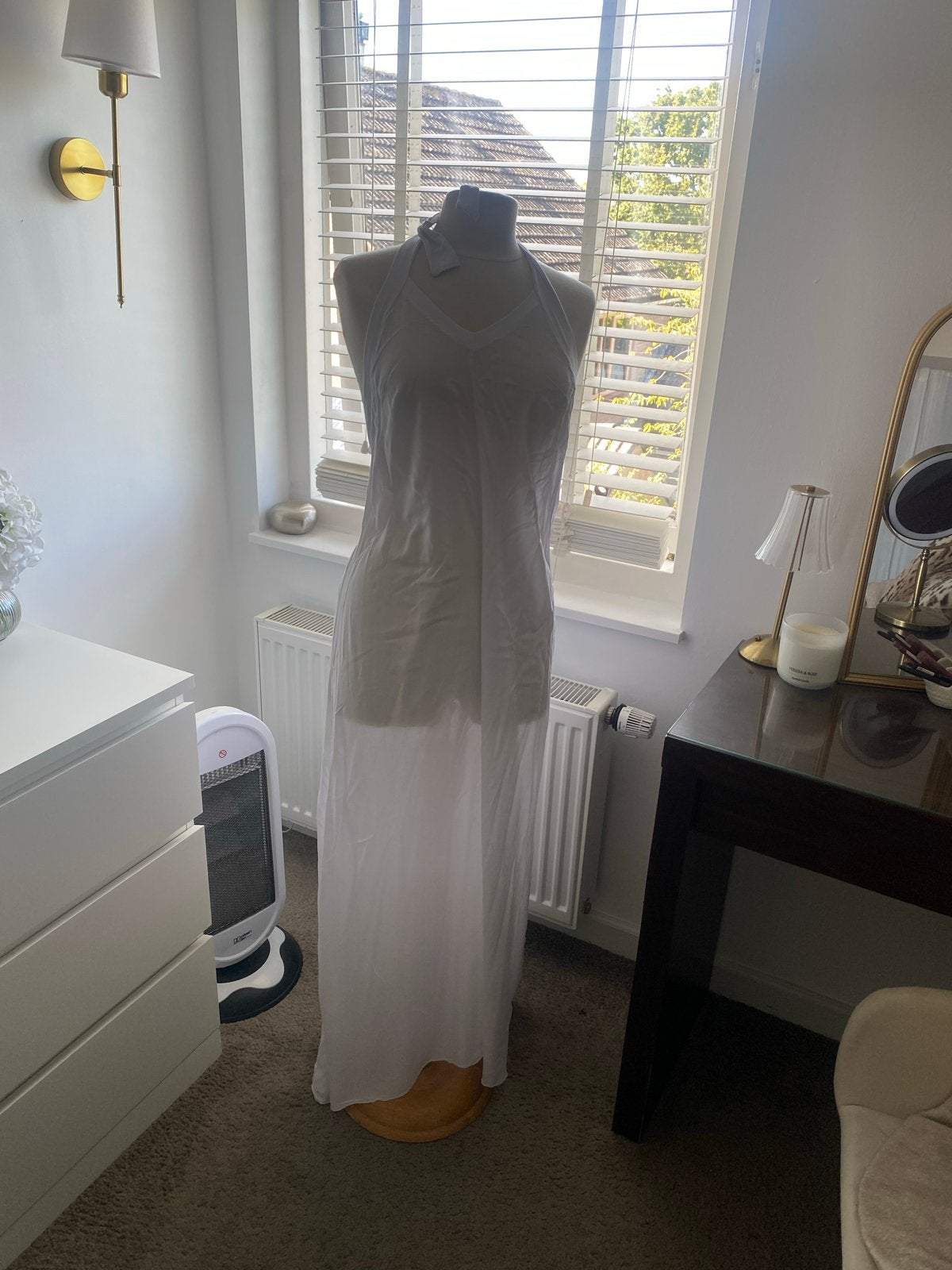 Hippie Chick Witte Maxi Jurk Maat L - Nieuw, Wit, Maat 42/44 (L), Nieuw, Ophalen of Verzenden
