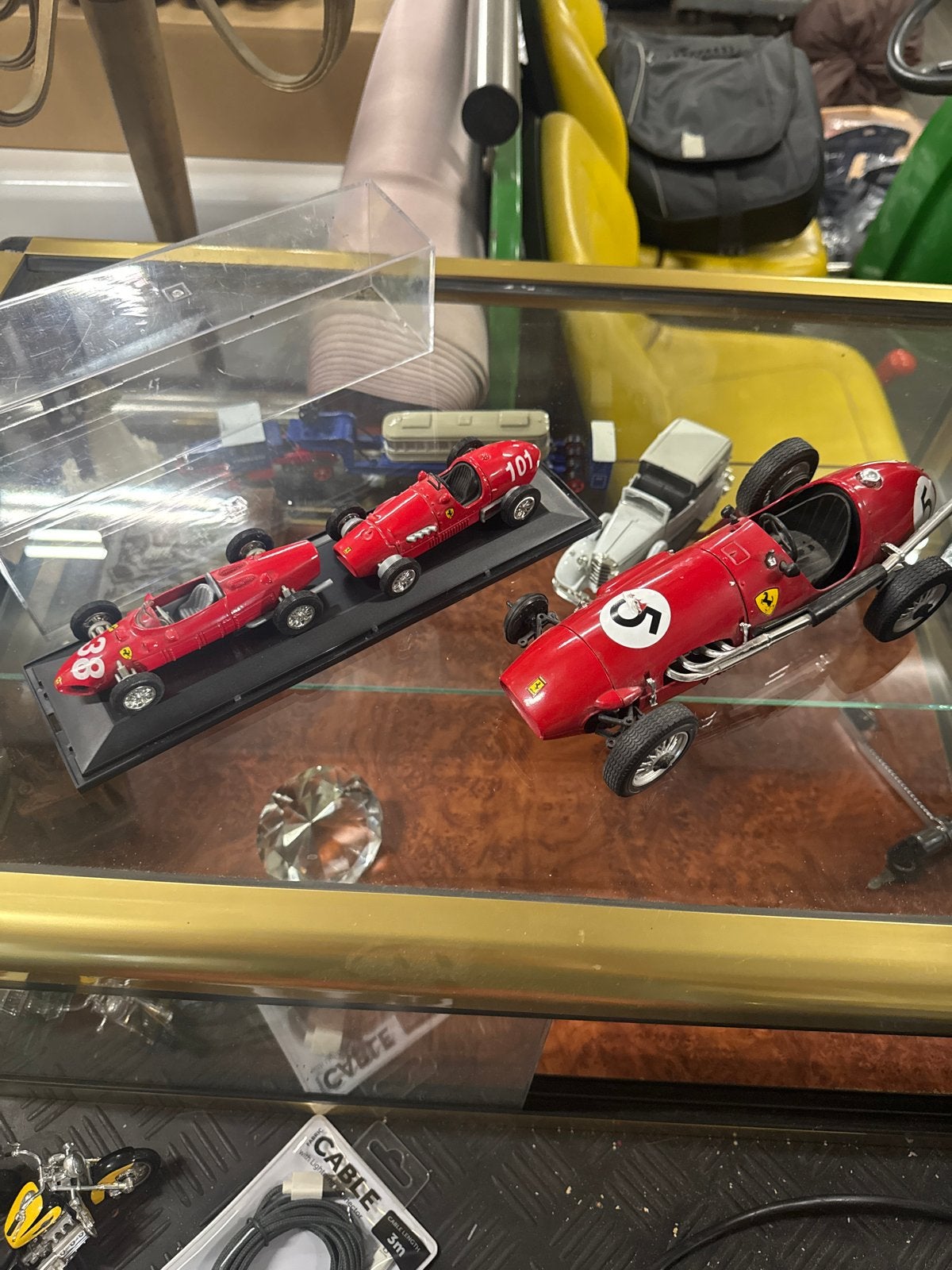 Grote Tonka Ferrari Miniatuur Auto - Mist 1 Voorwiel, Ophalen, Gebruikt, Auto, Overige merken