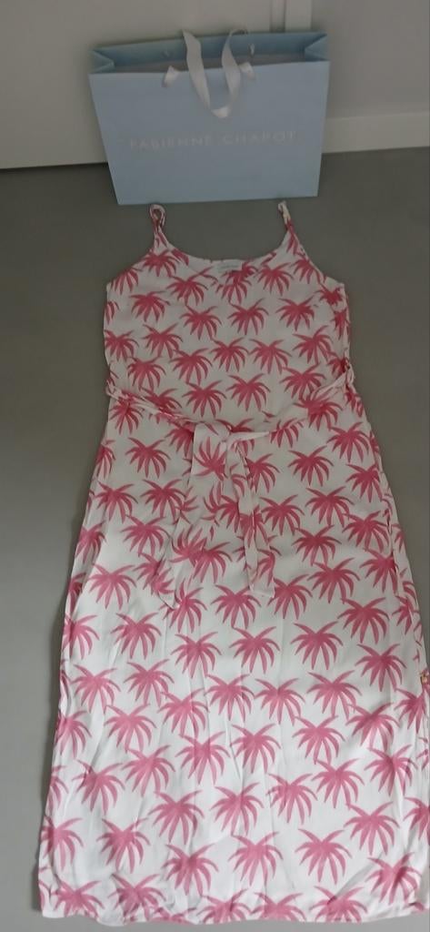 Fabienne Chapot zomerjurk "palmbomen" spaghettibandjes mt 40, Maat 38/40 (M), Ophalen of Verzenden, Zo goed als nieuw, Fabienne Chapot