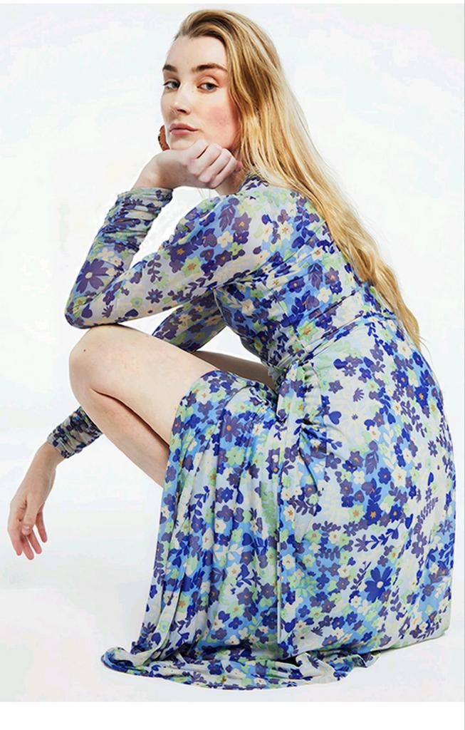 Fabienne Chapot Nathalie jurk maat M *nieuw *, Kleding | Dames, Jurken, Maat 38/40 (M), Blauw, Nieuw, Ophalen of Verzenden