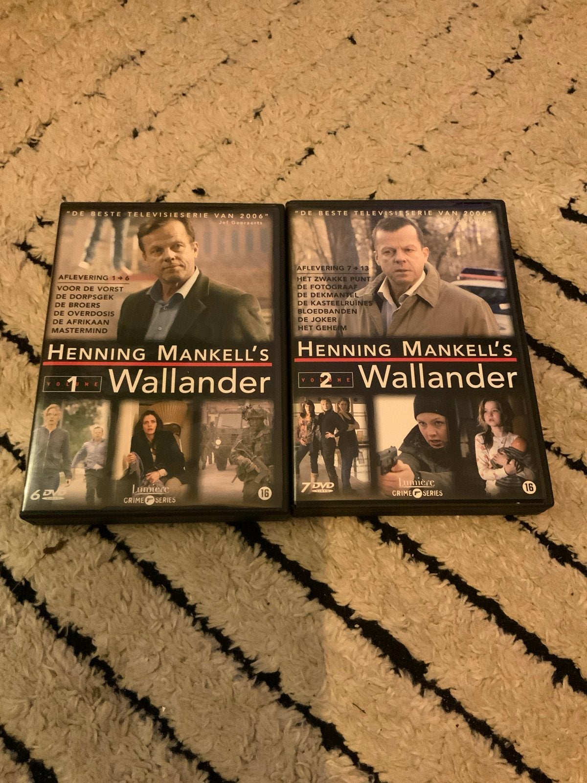 Henning Mankell's Wallander DVD Box 1 & 2 (Crime Series), Gebruikt, Vanaf 16 jaar, Ophalen of Verzenden, Detective en Krimi