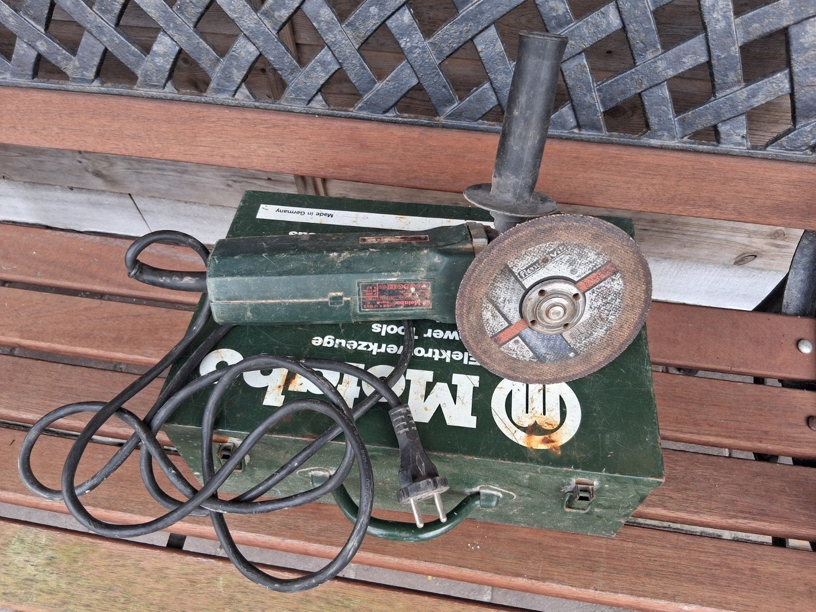haakse slijper metabo, Ophalen, Haakse handslijpmachine