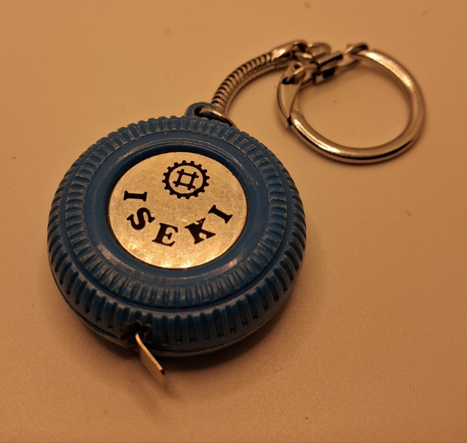 Vintage Iseki Rolmaat Sleutelhanger, Doe-het-zelf en Verbouw, Ophalen of Verzenden