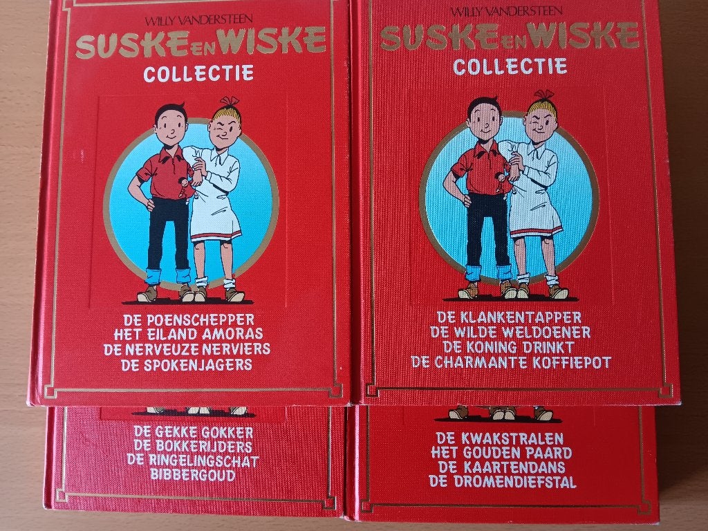 4 x hard gebonden Suske & Wiske collectie albums, Boeken, Meerdere stripboeken, Ophalen, Zo goed als nieuw, Willy Vandersteen