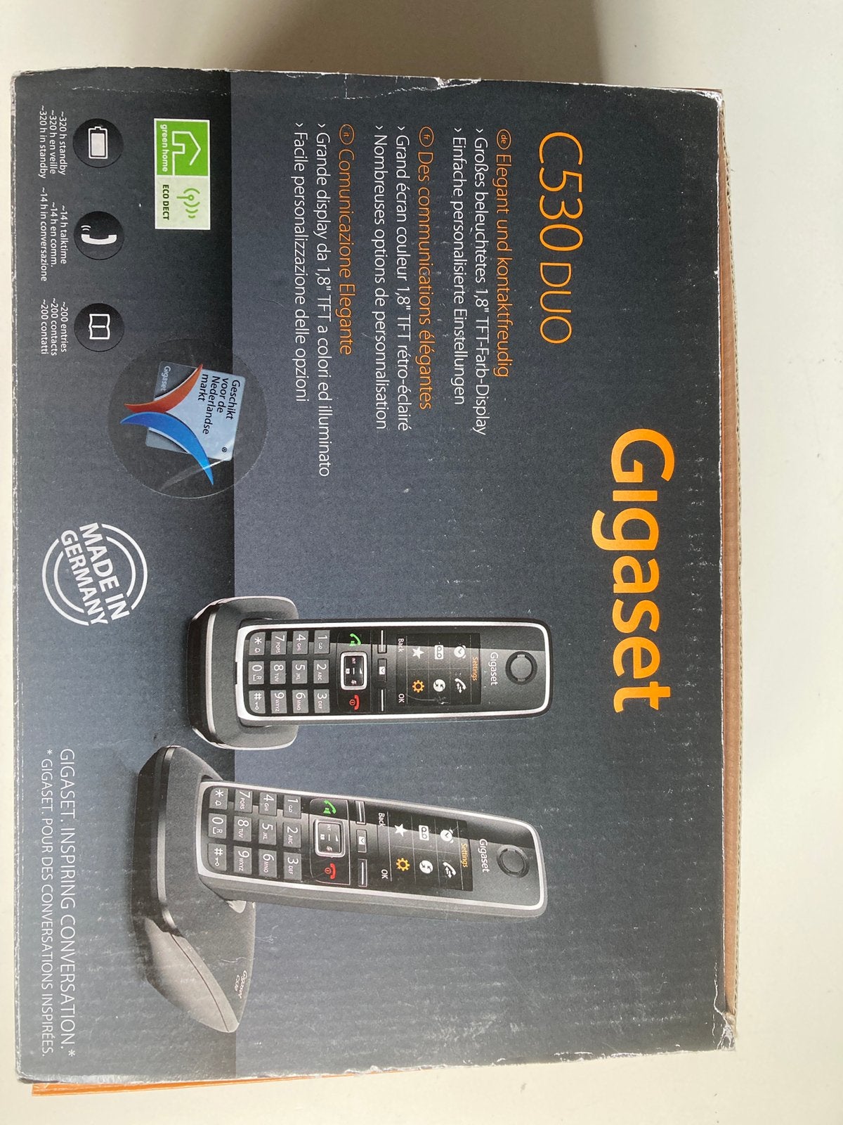 Handset telefoon Gigaset C530 duo, Ophalen of Verzenden, Zo goed als nieuw, 2 handsets