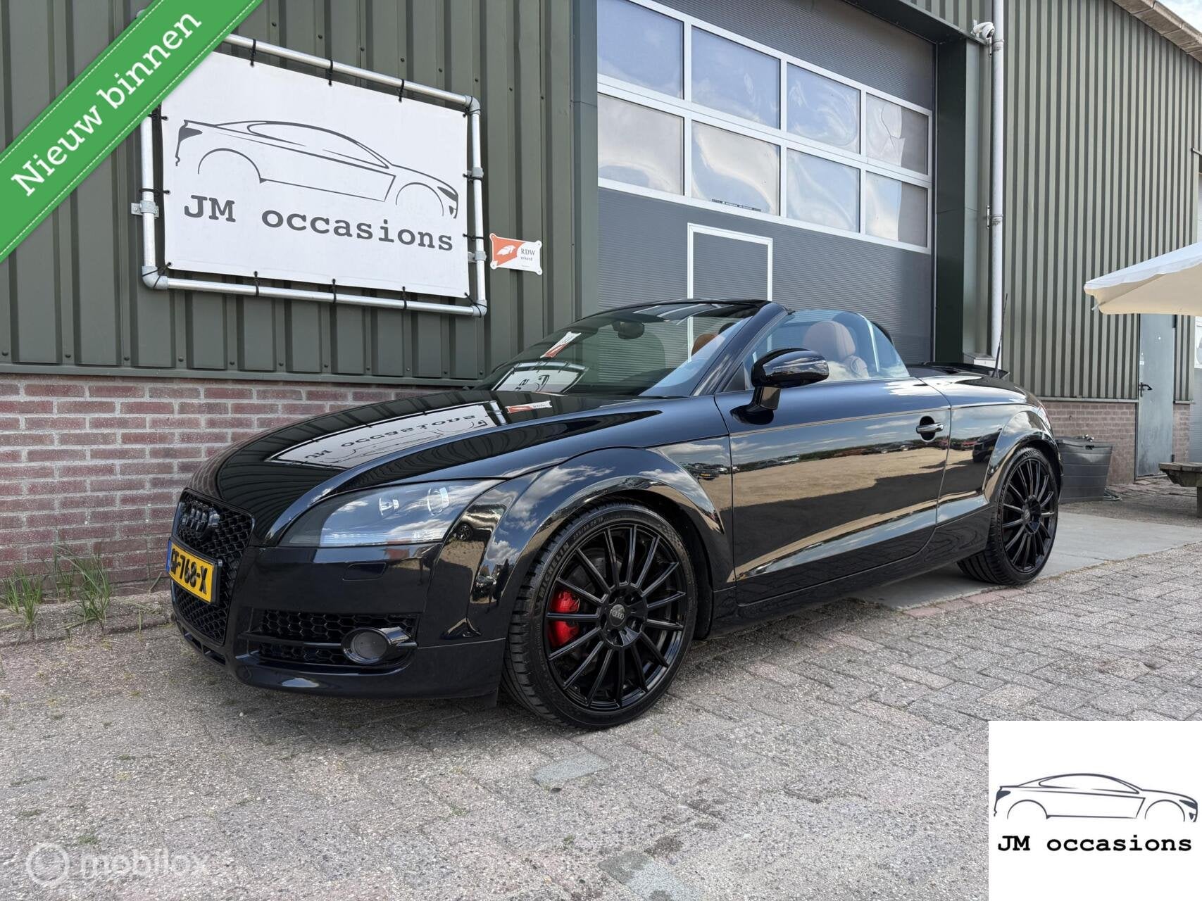 Audi TT Roadster 2.0 TFSI|Leder|CarPlay|Cruise|Clima|Stoel v, Auto's, Audi, TT, Gebruikt, 4 cilinders, Zwart