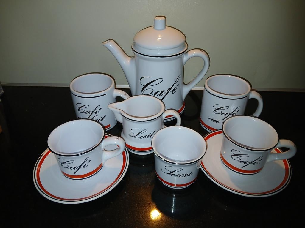 Koffieservies van Douwe Egberts - Compleet en stijlvol, Ophalen of Verzenden