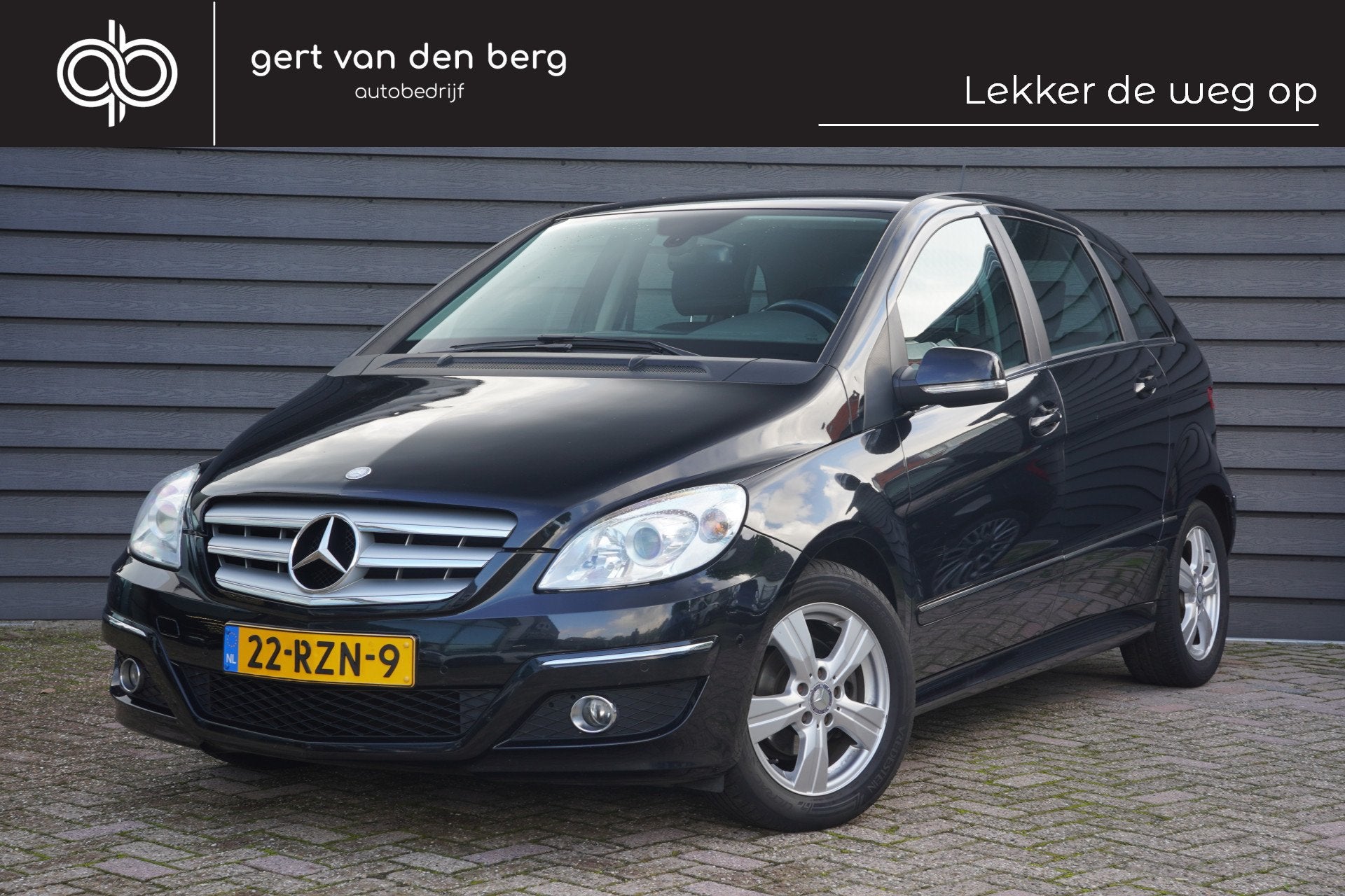 Mercedes-Benz B-Klasse 180 - AUTOMAAT - AIRCO - TREKHAAK - C, Euro 5, Stof, Gebruikt, Zwart