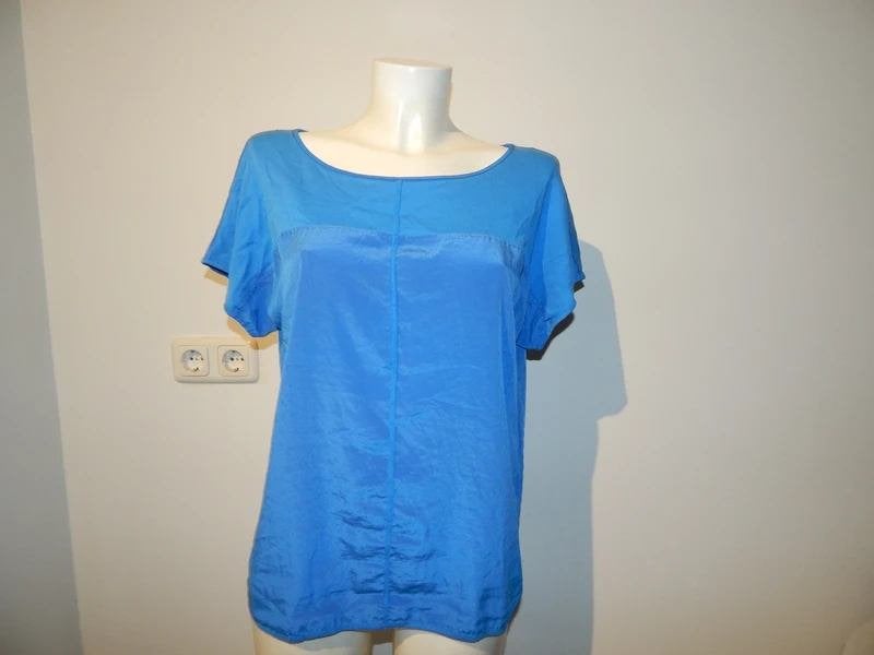 Marccain turquoise azuur blauwe top shirt mooie tint N3/M