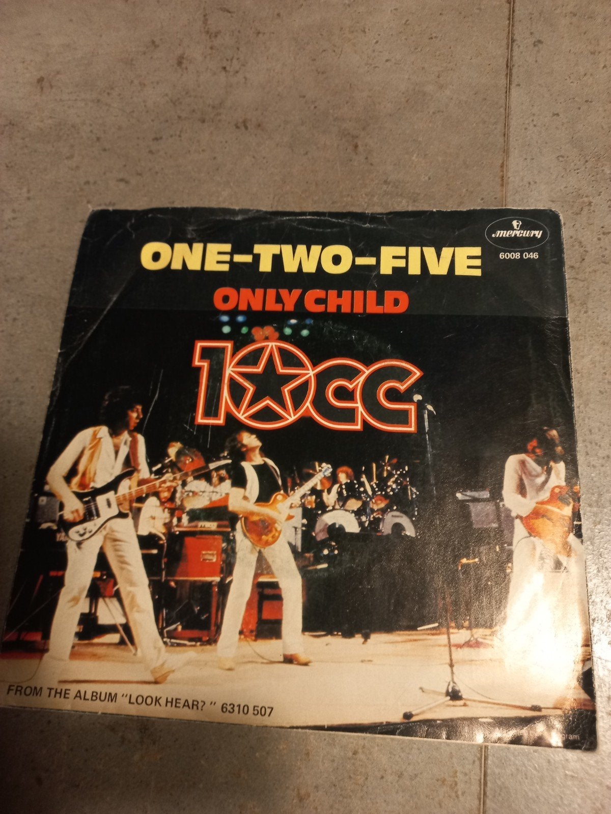 10cc - One-Two-Five / Only Child (Single), Ophalen of Verzenden, Gebruikt, 7 inch, Pop