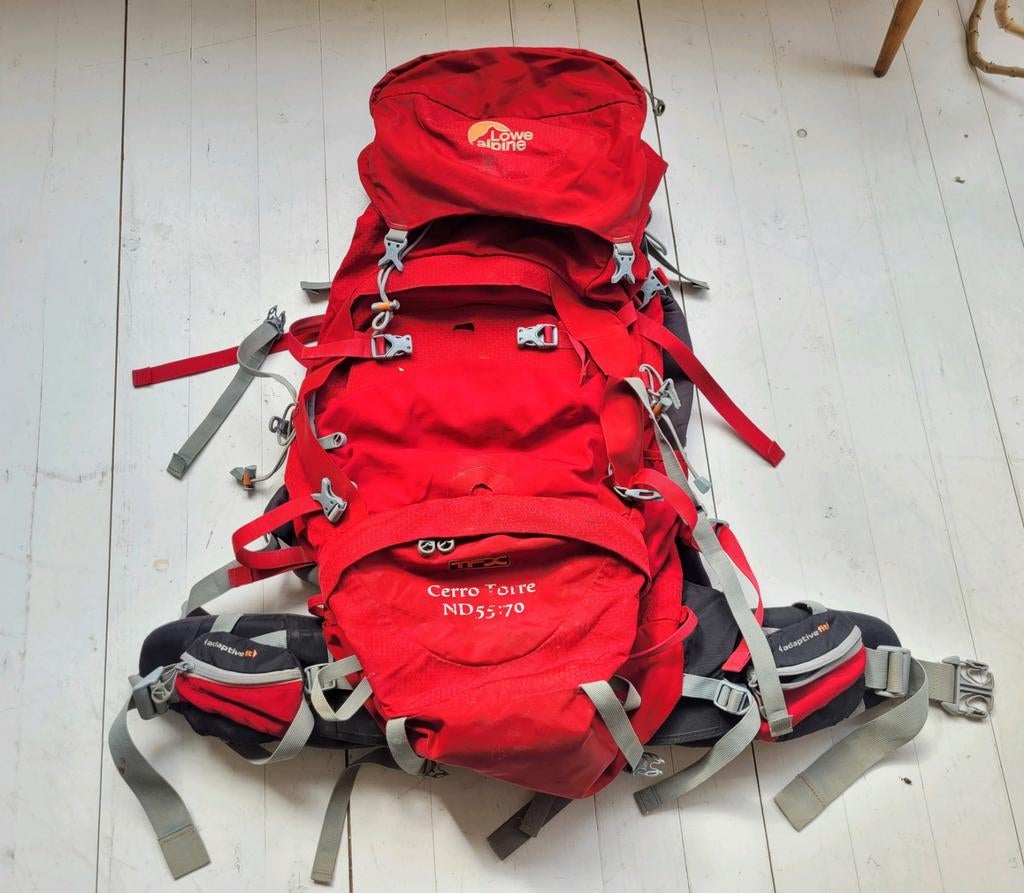 LOWE ALPINE Cerro Torre CFX 50-70L Backpack Rugtas Trekking, Overige merken, 40 cm of meer, Ophalen of Verzenden, Zo goed als nieuw
