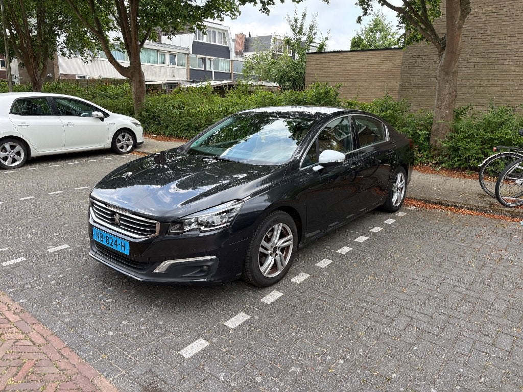 Peugeot 508 1.6 Bluehdi 88KW 2017 Grijs, Auto's, Peugeot, Beige, 4 cilinders, Diesel, 26 km/l