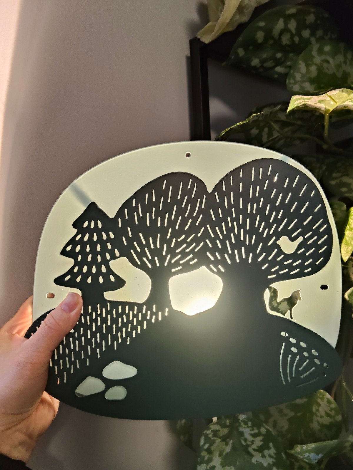 IKEA Duggregn LED wandlamp met bosdieren motief, Huis en Inrichting, Gebruikt, IKEA, LED, Overige fittingen