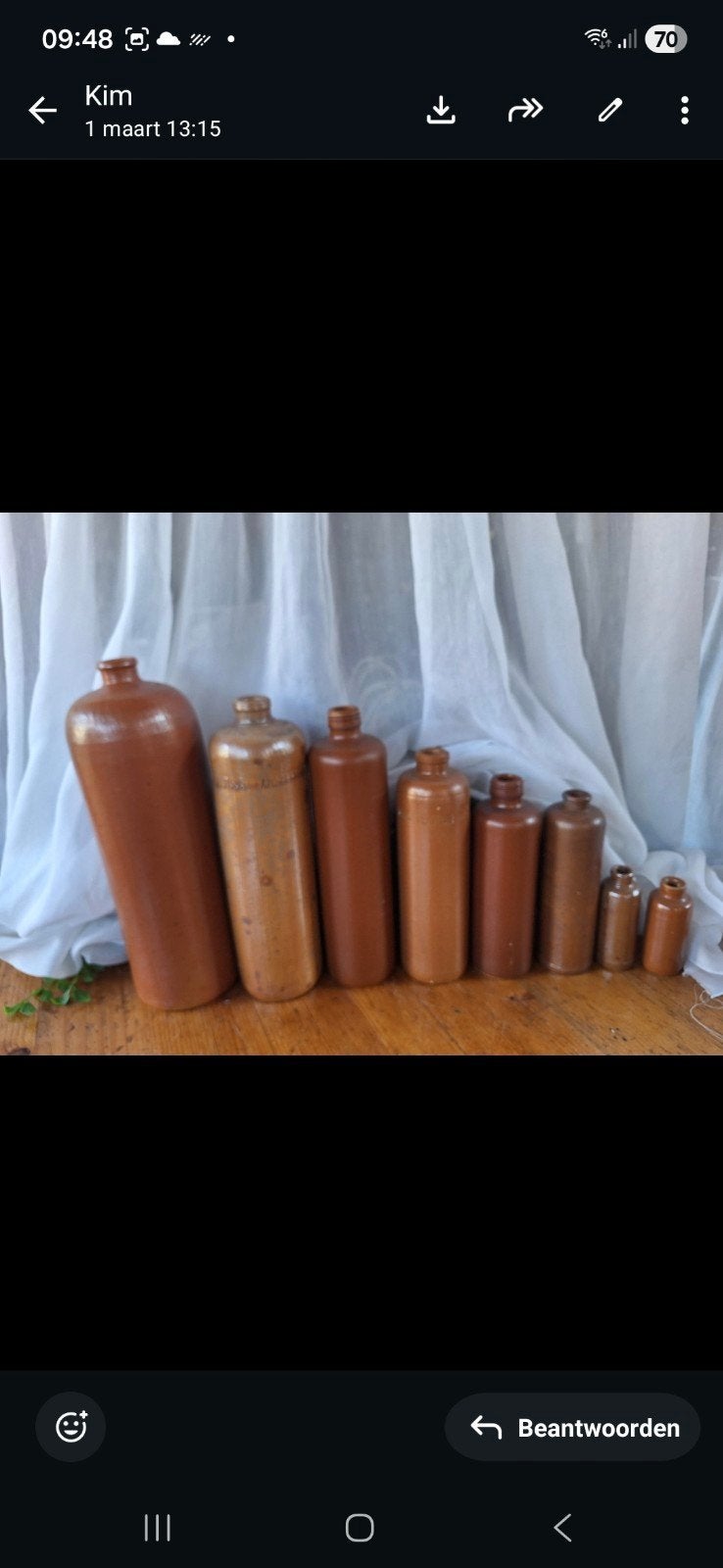 Oude drank kruiken, Antiek en Kunst, Curiosa en Brocante, Ophalen