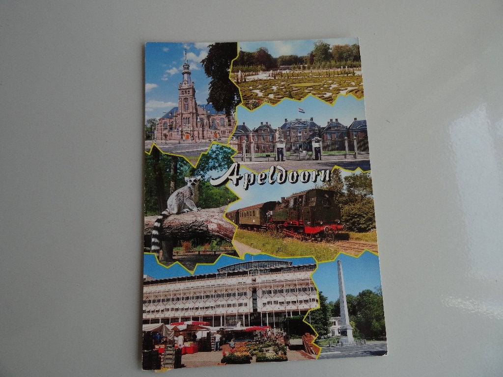 gelopen fotokaart Apeldoorn, Ophalen of Verzenden, 1980 tot heden, Gelopen, Gelderland