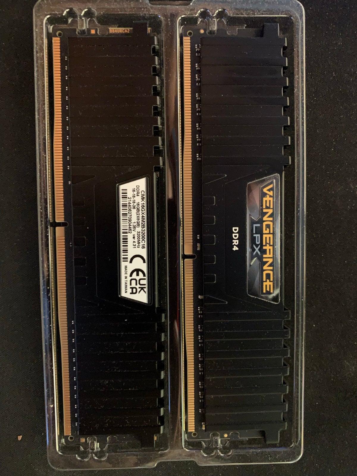 16GB DDR4-3200 Corsair Vengeance LPX (2x8GB) RAM, Gebruikt, DDR4, Ophalen of Verzenden, Desktop