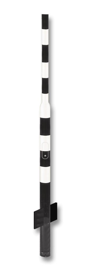 Universeelmast V225 staal grijs gelakt + serviceluik, Verzenden