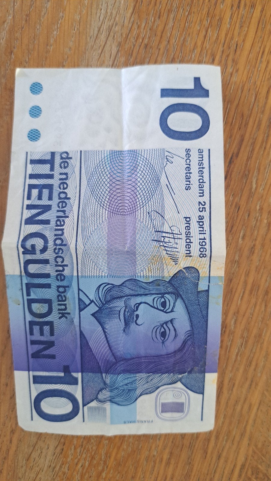10 Gulden Biljet 1968 - Frans Hals, Postzegels en Munten, Bankbiljetten | Nederland, Ophalen of Verzenden, 10 gulden