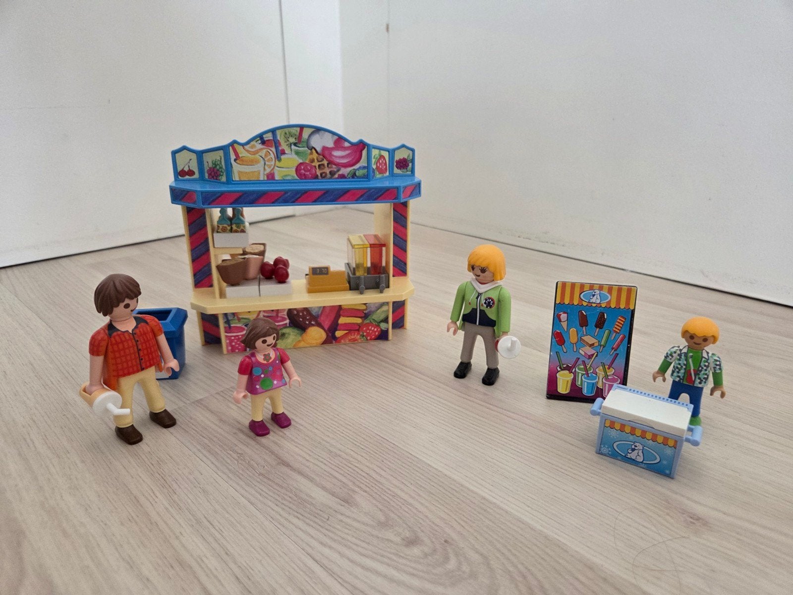 Playmobil Fruitkraam met figuren en accessoires, Ophalen of Verzenden, Gebruikt, Jongen of Meisje
