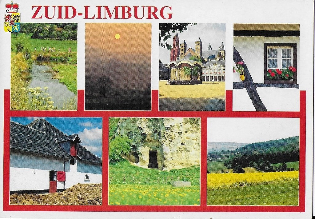 Ch168 gelopen ansichtkaart zuid limburg, Ophalen of Verzenden, 1980 tot heden, Gelopen, Limburg