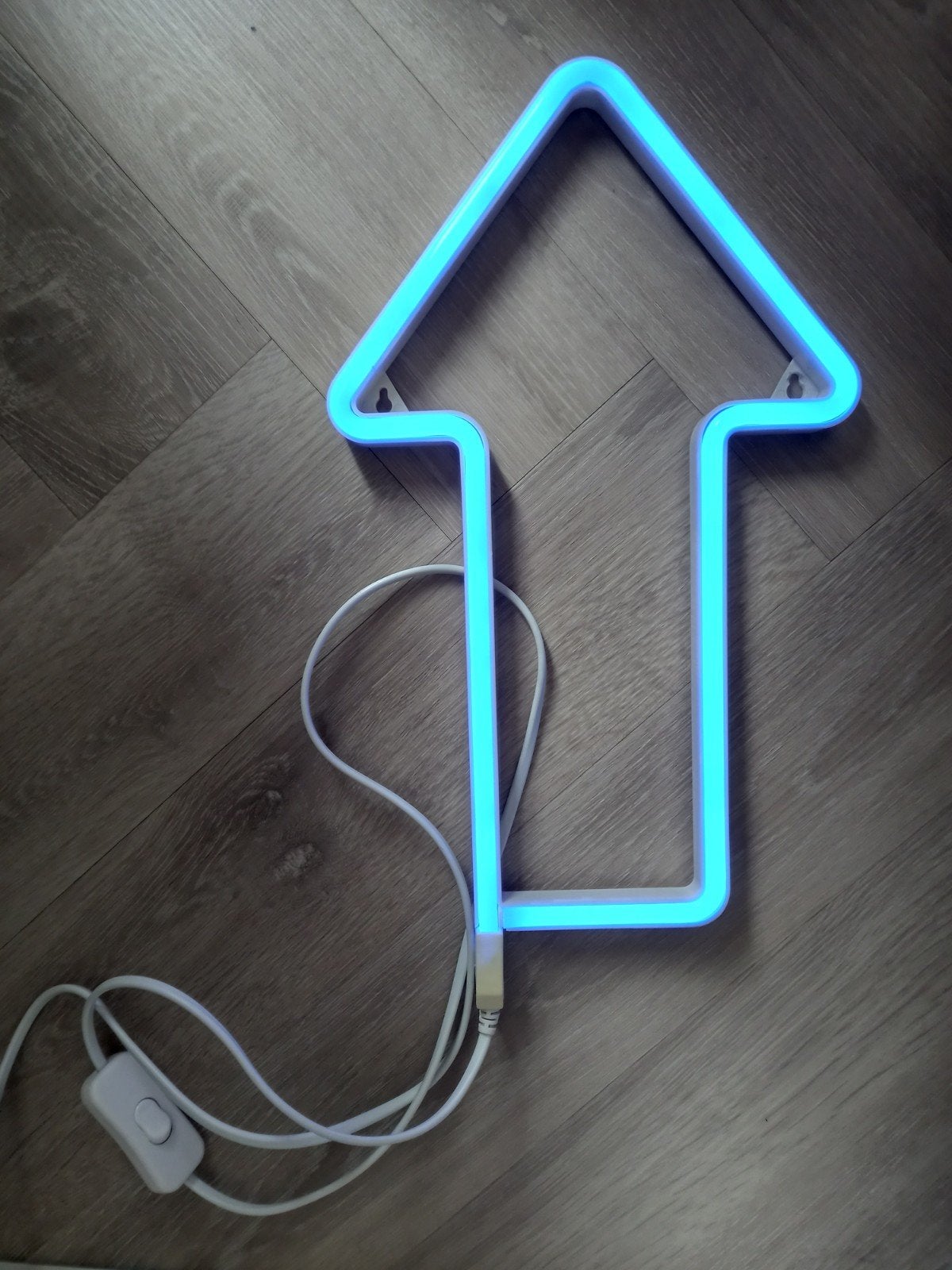 Neon LED Pijl Licht - Blauw, Ophalen, Gebruikt, Modern, Neon, Decoratief