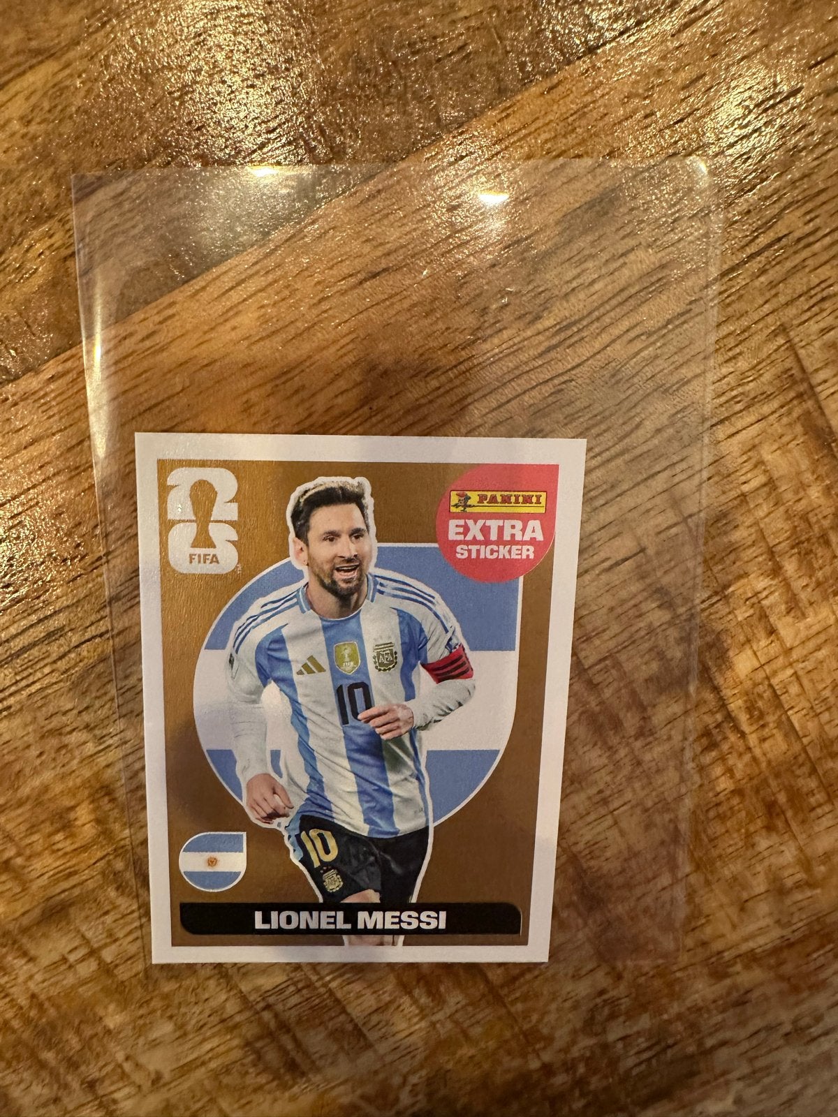 Panini Bronze Messi Extra Sticker - WK 2026, Verzamelen, Sportartikelen en Voetbal, Ophalen of Verzenden, Nieuw, Buitenlandse clubs