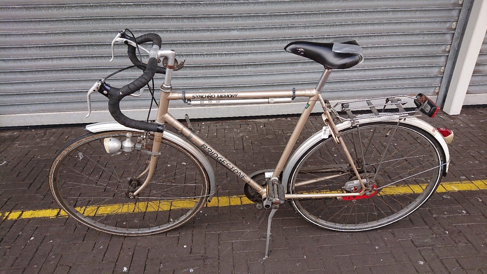 Bridgestone Synchro Custom gears 28 inch wheels framesize 57, Minder dan 10 versnellingen, Gebruikt, Aluminium, 57 tot 61 cm