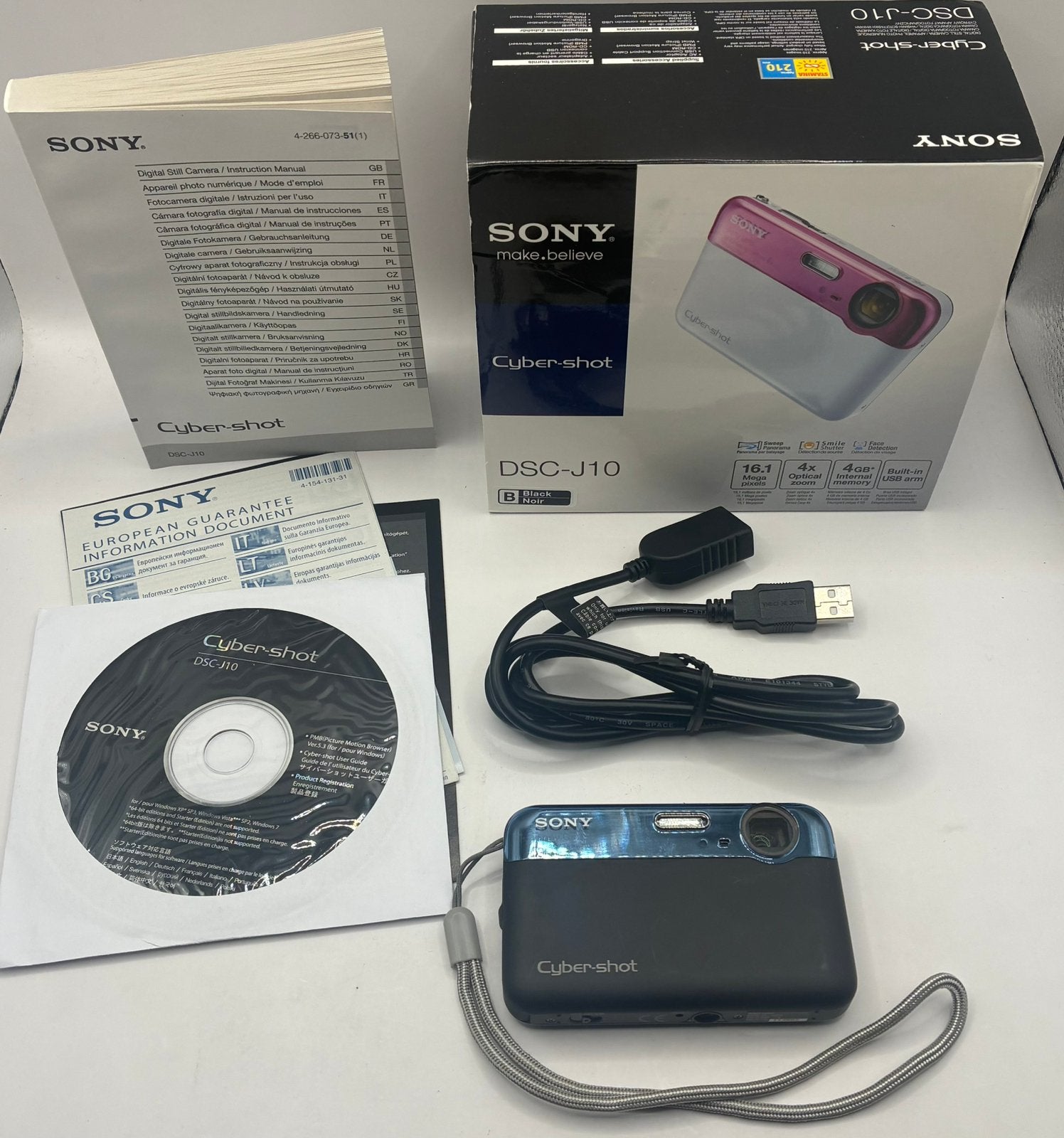 Sony Cyber-shot DSC-J10 - compact camera, Ophalen of Verzenden, Zo goed als nieuw, Sony, 8 keer of meer