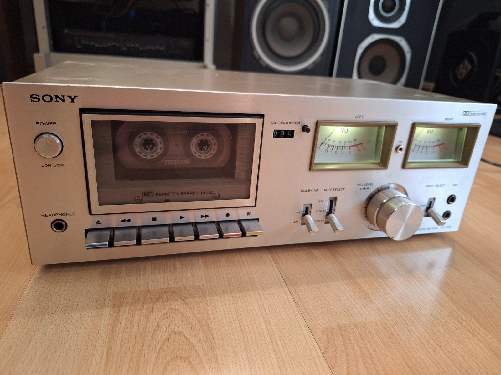sony TC-K15 cassettedeck, Ophalen, Enkel, Sony, Tape counter