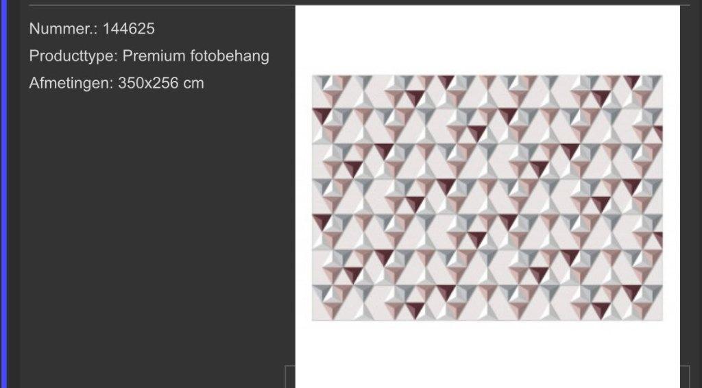 Fotobehang 350x256 | Bimago, Ophalen of Verzenden, Minder dan 10 m², Grijs