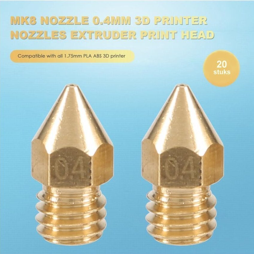 Nozzle voor diverse 3D printers, Computers en Software, Ophalen of Verzenden, Nieuw, Printeraccessoires