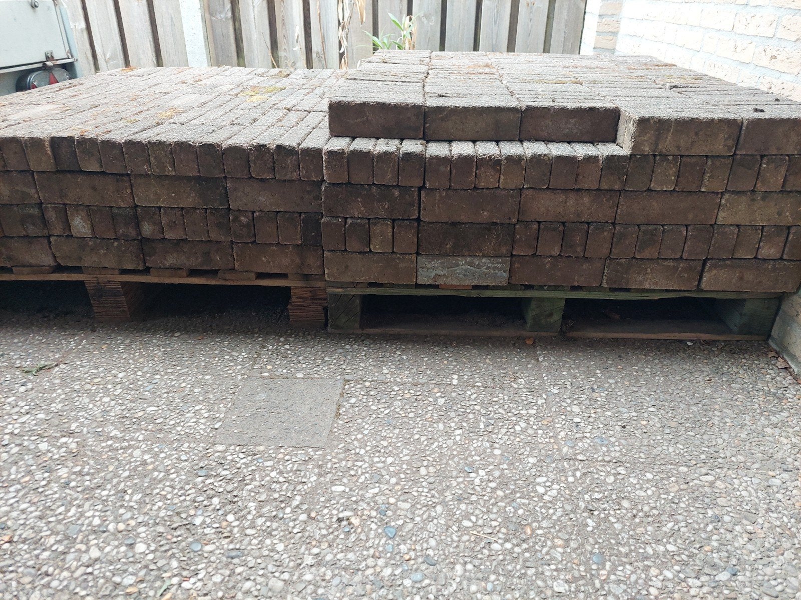 Gebruikte klinkers, ca. 25m2 beschikbaar, Tuin en Terras, Ophalen, Gebruikt, Klinkers, 10 m² of meer