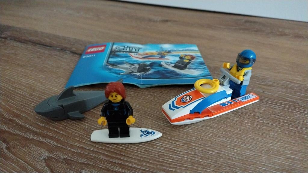 Lego City 60011 Surfer en Jetski, Ophalen of Verzenden