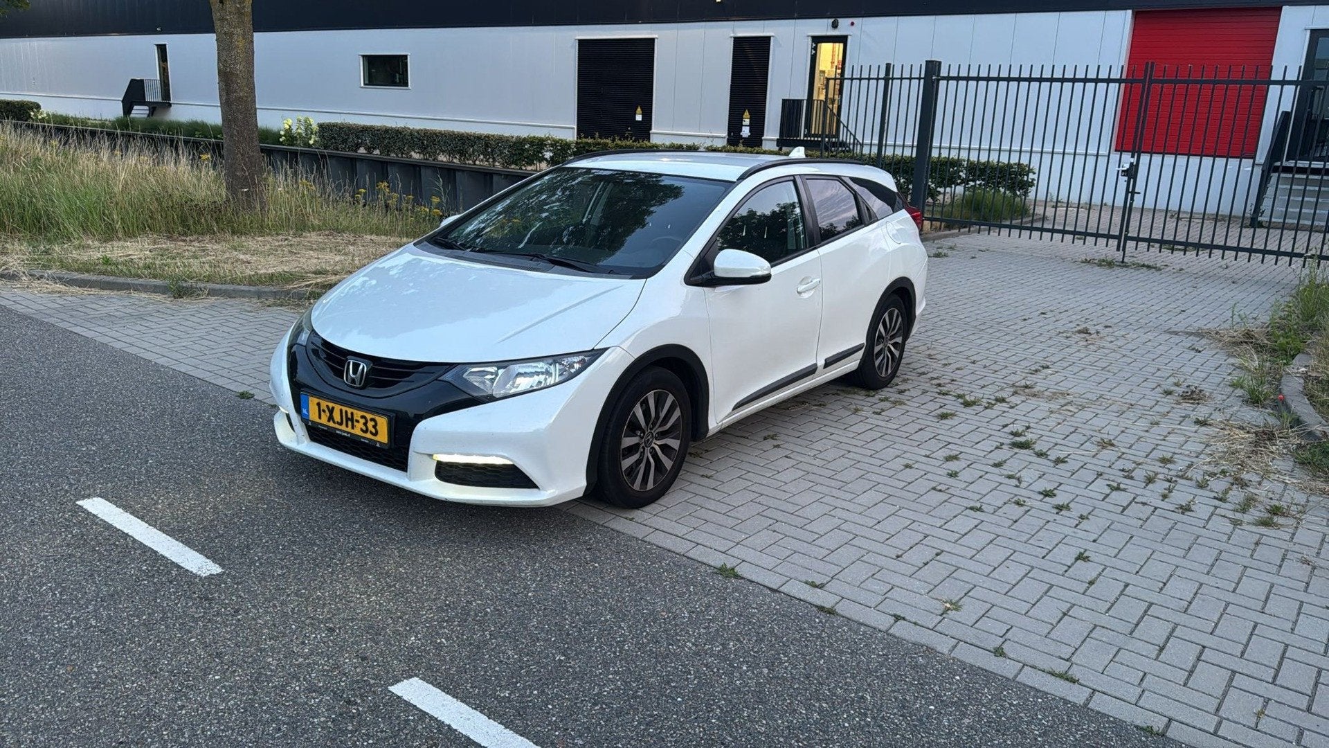 Honda Civic Tourer 1.6D Comfort CLIMA WIT 2014, Auto's, Honda, Voorwielaandrijving, Euro 5, Gebruikt, 4 cilinders