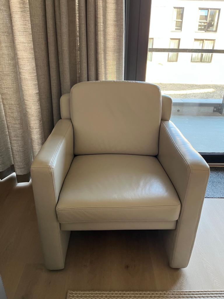 Lederen Fauteuil Natuzzi Nieuwstaat!, Ophalen, Minder dan 75 cm, Leer, Zo goed als nieuw