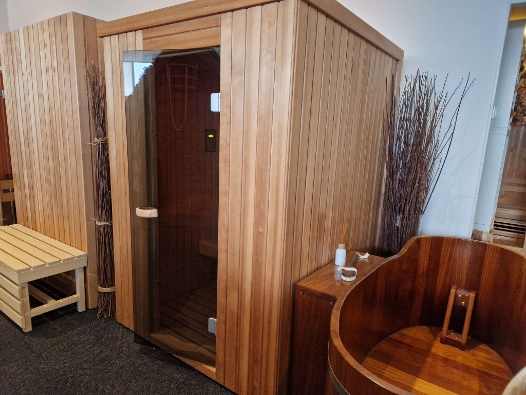 Exclusieve infraroodsauna van Hemlock met Philips lampen., Niet ingevuld, Niet ingevuld, Niet ingevuld