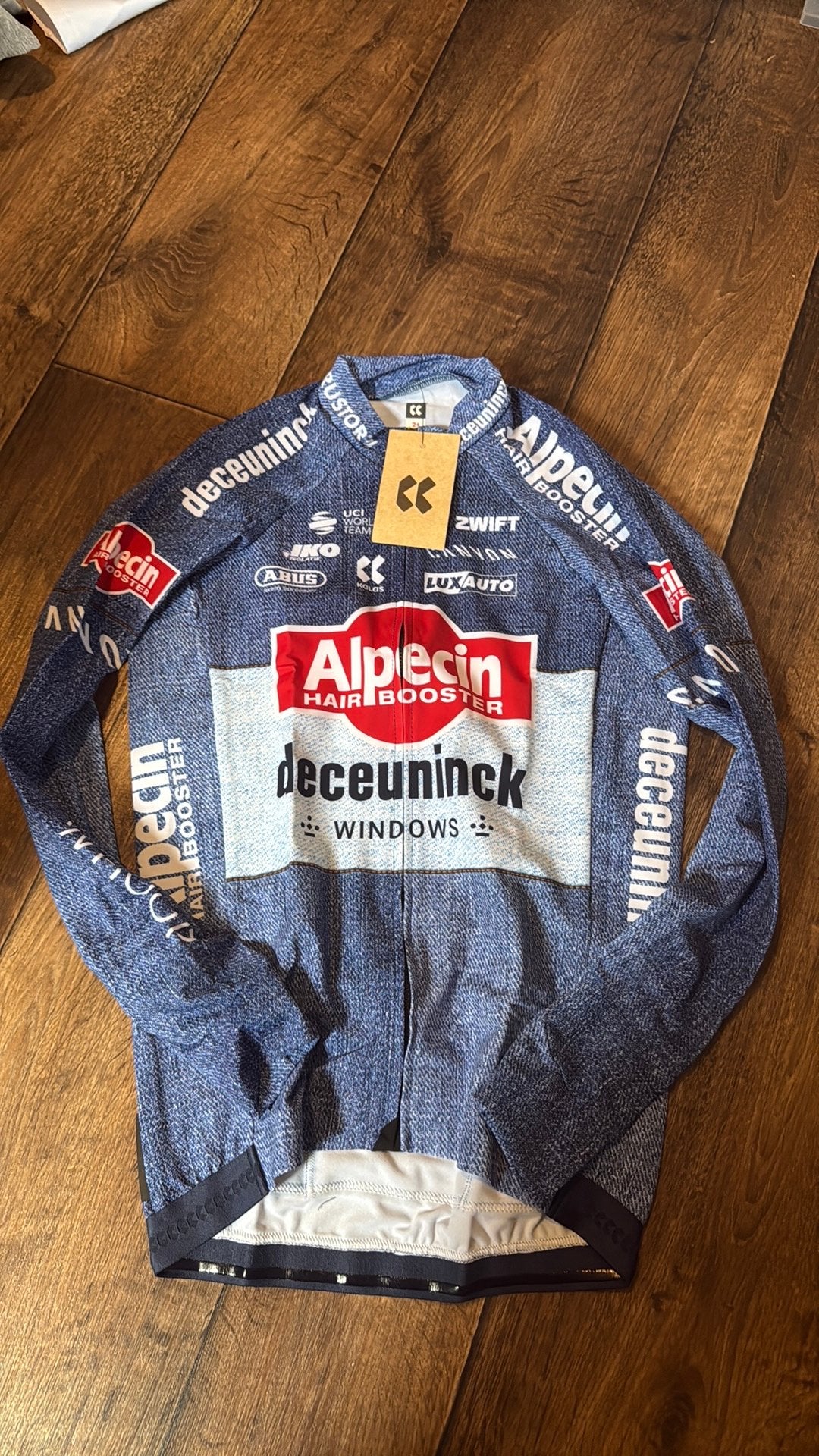 Alpecin Deceuninck wielerjack nieuw maat S, Fietsen en Brommers, J, Nieuw, Ophalen of Verzenden, H