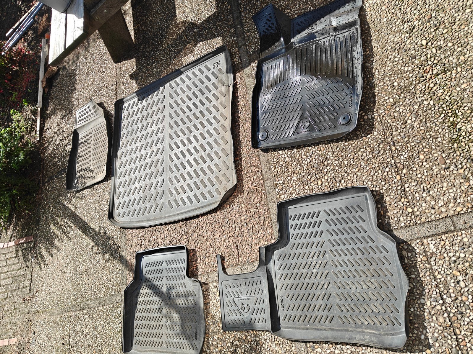 Rubber mattenset Skoda Enyaq, Ophalen of Verzenden, Gebruikt