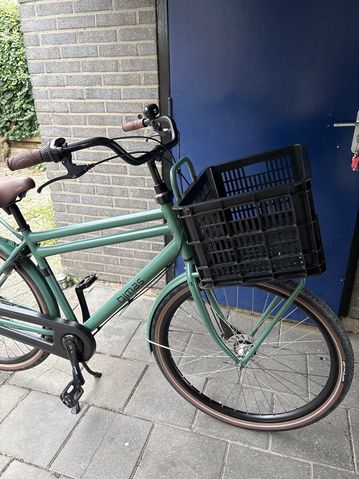 Bimas Nexus 3 jongensfiets 28 inch, 50 cm frame, Velgrem, Versnellingen, 49 tot 53 cm, Zo goed als nieuw