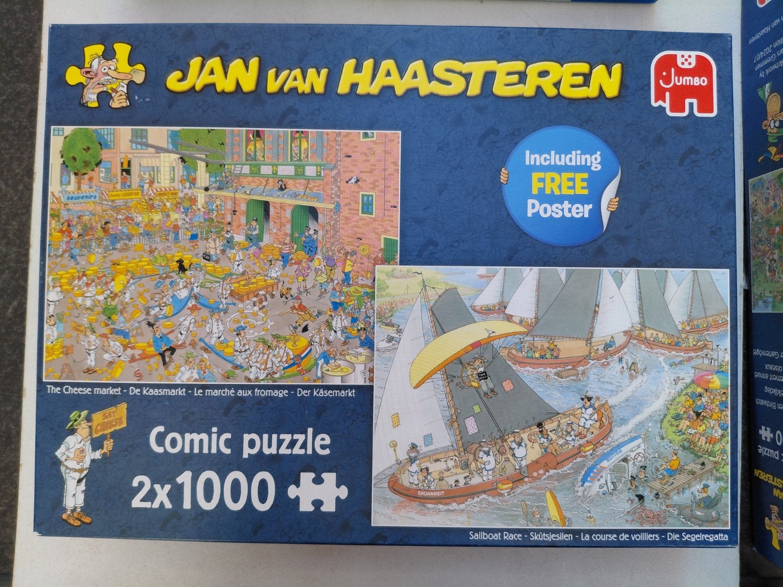 Leuke Jvh puzzels, Als nieuw,2x1000, Ophalen of Verzenden, 500 t/m 1500 stukjes, Zo goed als nieuw, Legpuzzel