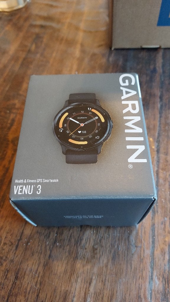 Garmin venu 3, Zwart, Garmin, Nieuw, Ophalen of Verzenden