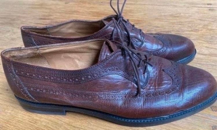 ANTONIO PAOLO Bruine Veterschoenen Maat 42, Schoenen met lage hakken, Bruin, Verzenden, Zo goed als nieuw