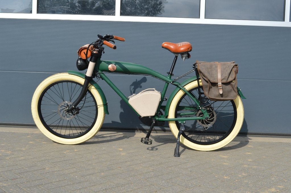 Rayvolt Clubman Elektrische Vintage fiets, Zo goed als nieuw, 47 tot 51 cm, 50 km per accu of meer, Ophalen