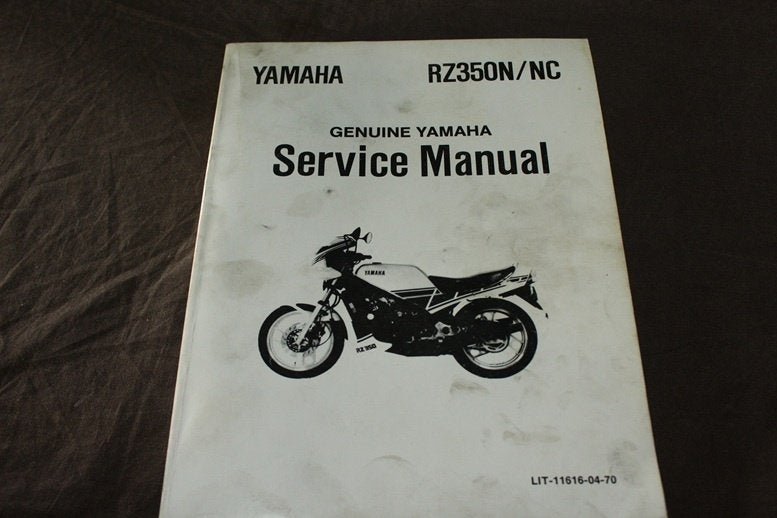 Yamaha RZ350 N NC 1985 motorcycle service manual, Ophalen of Verzenden, Yamaha