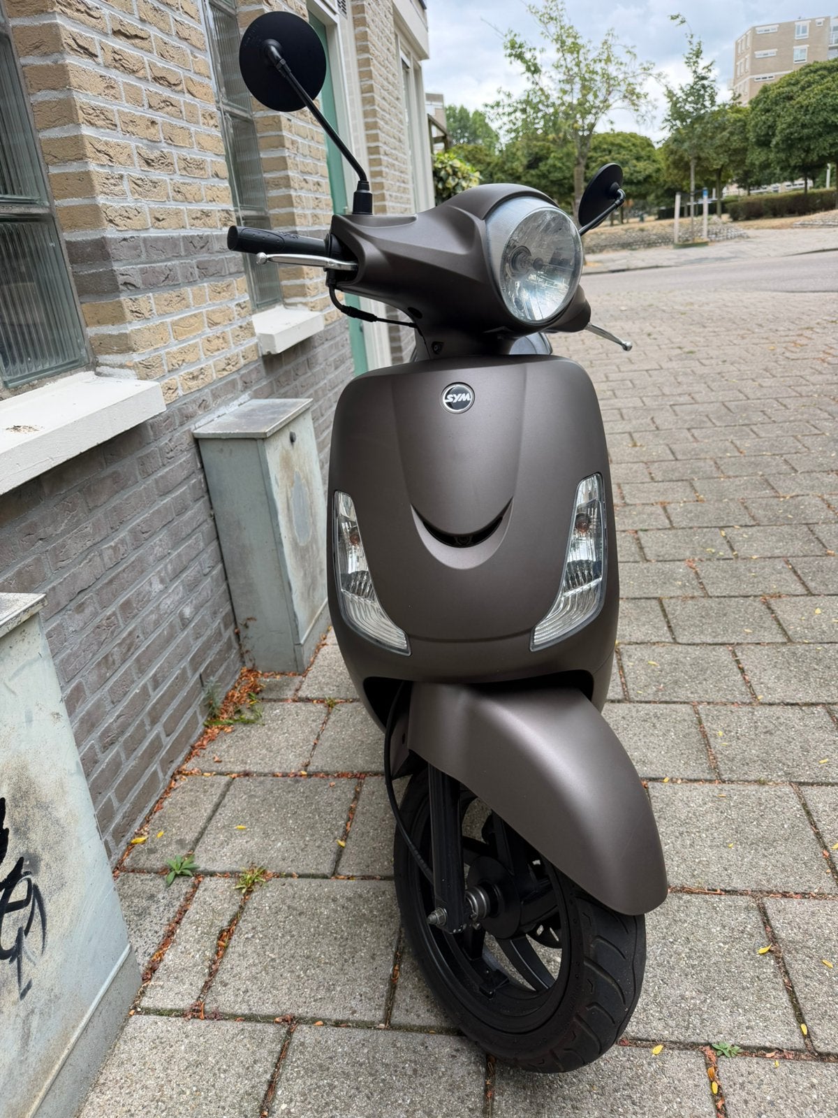 Sym Fiddle 2 | 8000 km | Bouwjaar 2021 | Blauw kenteken, Fietsen en Brommers, Ophalen, Zo goed als nieuw, Benzine, Fiddle